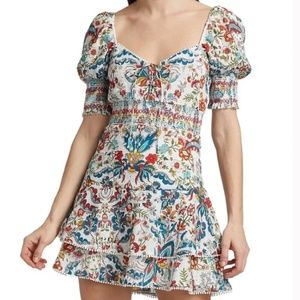 Alice + Olivia Sweetheart Mini Dress